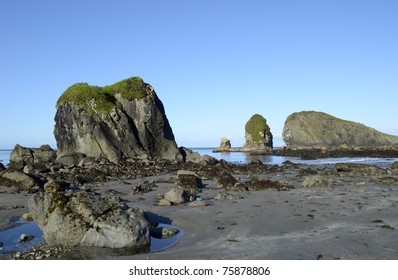 Early morning minus tide reveals tide pools at the Oregon Coast - Powered by Shutterstock