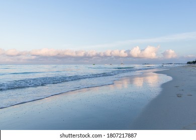 Early Morning At Negril Beach In Jamaica