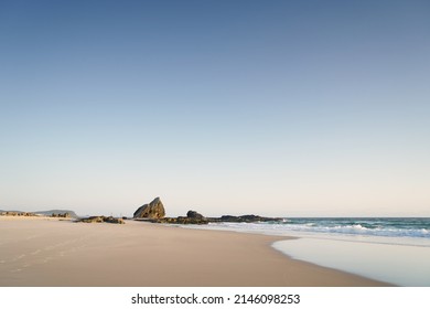 Early morning on a beautiful beach - Shutterstock ID 2146098253