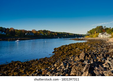 Early Morning On The York River In York Harbor, Maine.