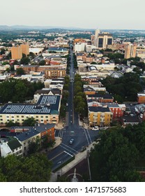 Early Morning Shot Of Penn St In Reading PA.