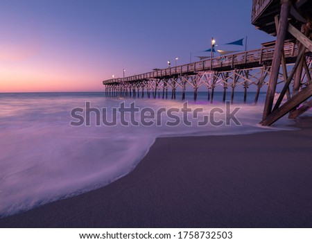 Early morning at South Carolina beach.