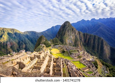 Early Morning View of Machu Picchu - Shutterstock ID 1401741278