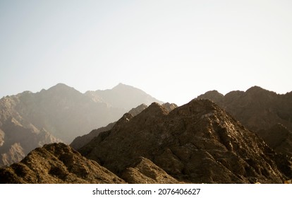 Early morning view of Masafi moutains in Fujairah, united arab emirates.