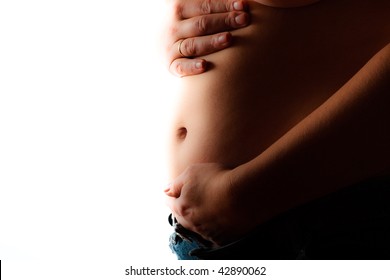 Early Pregnancy Belly (5 Weeks)