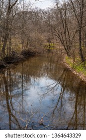 Early Spring Along The Perkiomen Creek In Bucks County Pennsylvania At Lenape Park In Perkasie