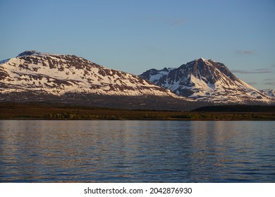 Early Summer Midnight Sun In Tromso