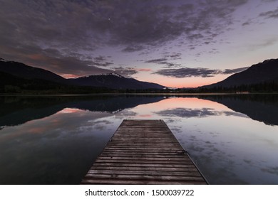 Early Sunrise On Green Lake Whistler, BC