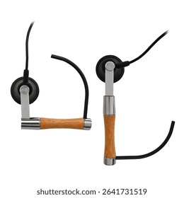 Auriculares aislados sobre fondo