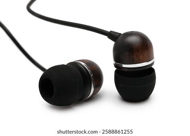 Auriculares en el fondo