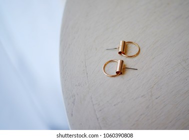 Earrings minimal design - Shutterstock ID 1060390808