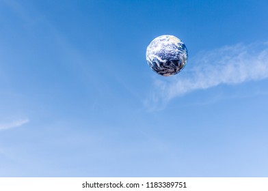 Earth Ball floating in