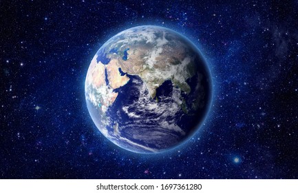 Earth - Elements Of This Image Furnished By NASA