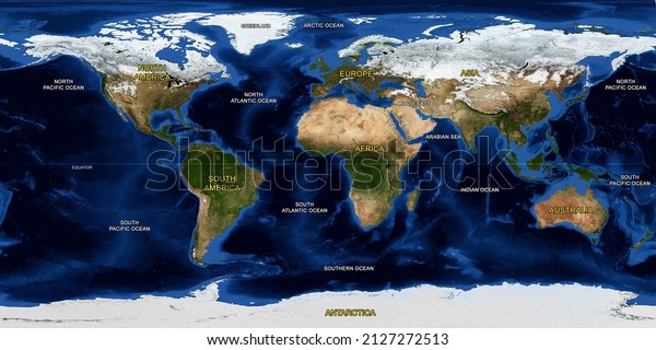 World Map Flat View Map Mercator Terrain World: Imágenes, Fotos De Stock Y Vectores |  Shutterstock