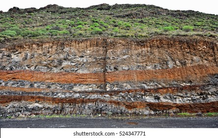 Earth Layers In Tenerife