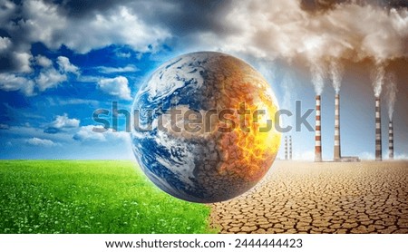 Similar – Image, Stock Photo What disasters. cataclysm