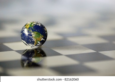 Earth on a chessboard
