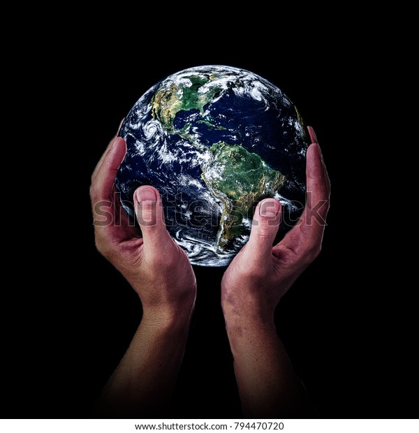 Earth Our Hands Stock Photo Edit Now
