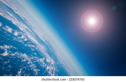 Earth Planet And Sun