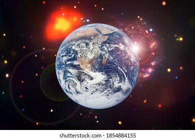 Erde und Weltraum. Die Elemente dieses Bildes von der NASA.