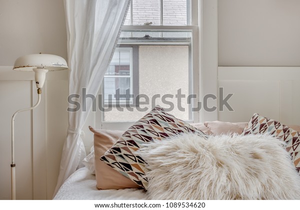 Earth Tone Natural Bedroom Stock Photo Edit Now 1089534620