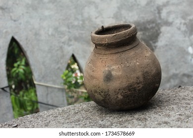 Earthen Pot Or Clay Pot Or Matka Or Matki Used In Indian Subcontinent As A Water Cooler.