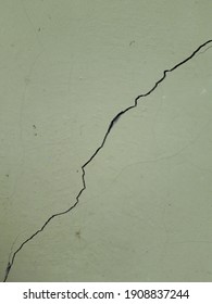 Earthquake Cracks On The Walls Of The House