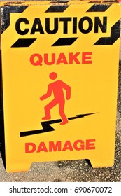 Earthquake Sign Stock Photo 690670072 | Shutterstock