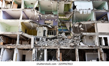 earthquake Turkey Syria building destroyed - Shutterstock ID 2259967813