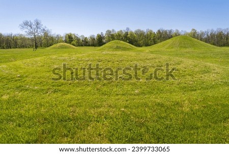 Earthworks at Hopewell Culture National Historical Park in Ohio