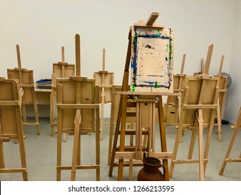 Easels At The Art Classroom