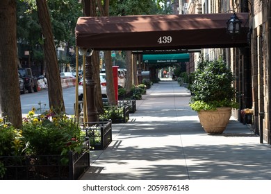 East 51st Street Sidewalk, New York, USA