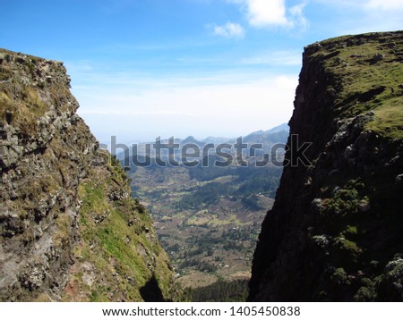 East African rift valley in Ethiopia