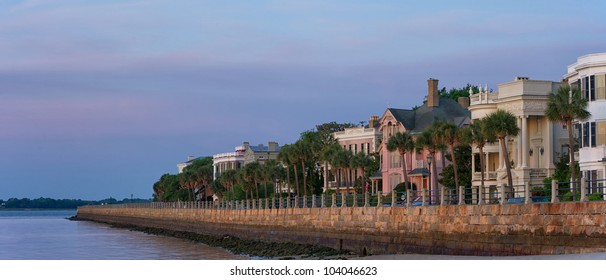 East Battery Row, Charleston, SC At Dawn