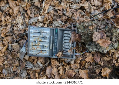 EAST DUNBARTONSHIRE, SCOTLAND -APRIL 3RD 2013: An Old Tv Remote Control That Would Have Been Used By The Residents And Staff Members.