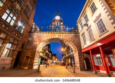 East gate  is a prominent landmark in the city of Chester and is said to be the most photographed clock in England after Big Ben.