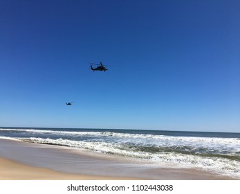 East Hampton, NY / USA - 05 20 2017: East Hampton Beach