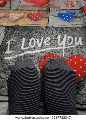 Similar – Image, Stock Photo I love you too