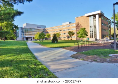 EAST LANSING, MI -22 MAY 2015- Located on the west side of the Michigan State University (MSU) campus in East Lansing, the Brody residential complex is anchored by Brody Hall.