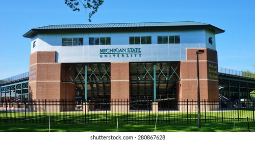 EAST LANSING, MI -22 MAY 2015- The Spartans play collegiate baseball at the McLane Baseball Stadium on the campus of Michigan State University (MSU) in East Lansing.