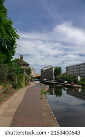 East London Canal In The Summer. 