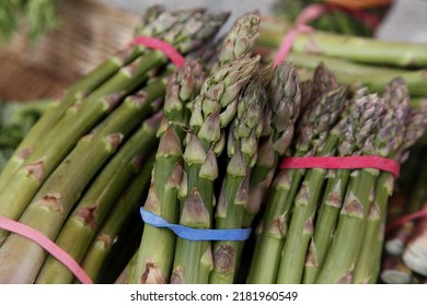 East Malling, Kent, UK,  24th July 2022. Selection Asparagus At A Food Festival.