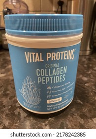 East Meadow NY USA July 13,2022: Vital Protein Collagen Peptides For Better Health