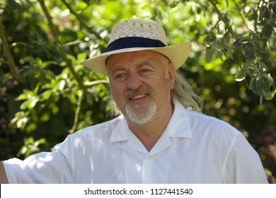 East Molesey,UK,July 2nd 2018,Bill Bailey Attends  The RHS Hampton Court Palace Flower Show.