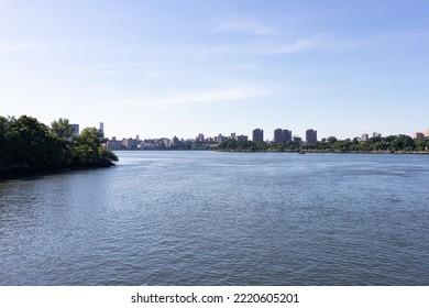 The East River Between Astoria Queens And Randalls Island In New York City