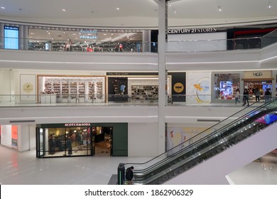 EAST RUTHERFORD, NJ, USA  - November 24, 2020: Interior of the American Dream Mall at 1 American Dream Way. Editorial use only.                                