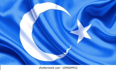 East Turkistan Flag Uyghur Flag