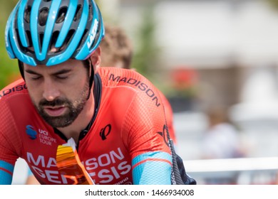 Eastbourne, East Sussex, UK,  July 28th 2019. Riders Compete In The South Coast Classic Cycle Race. 