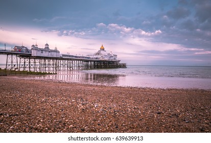 Eastbourne Pier On The South Coast Of England. East Sussex, UK.