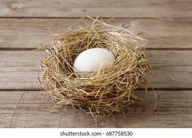 Easter background with Easter eggs.  copy space